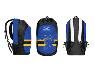 Gear Bag, Fife High School Basketball, Women's Basketball, Teamtime, Team time, sublimation, custom sports apparel, team uniforms, spirit wear, spiritwear, sports uniforms, custom shirts, team store, custom team store, fundraiser sports, apparel fundraiser