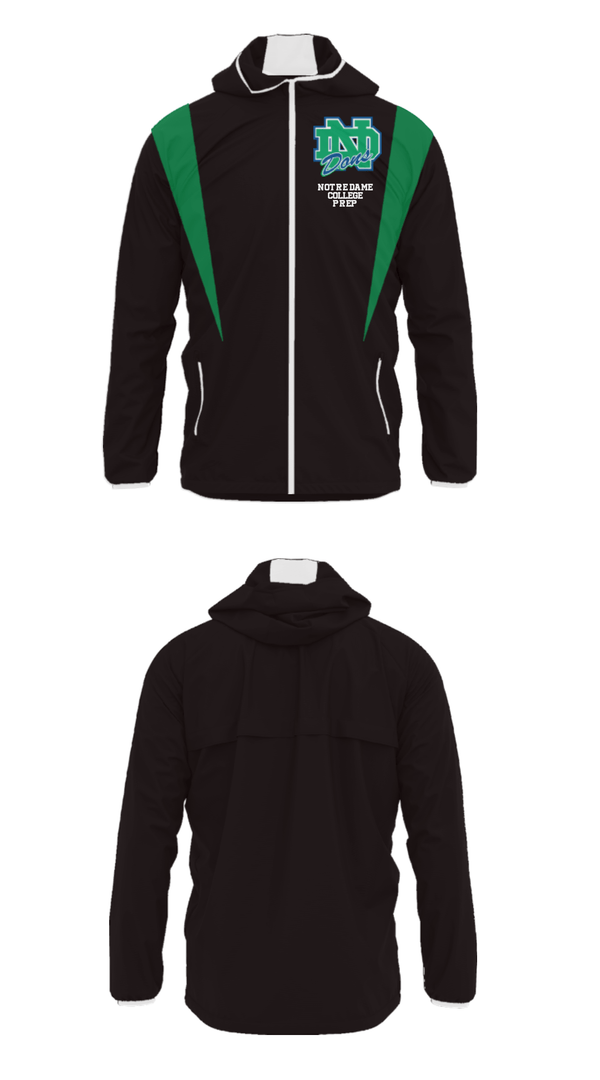Windbreaker, Notre Dame College Prep, Spirit Store, Teamtime, Team time, sublimation, custom sports apparel, team uniforms, spirit wear, spiritwear, sports uniforms, custom shirts, team store, custom team store, fundraiser sports, apparel fundraiser