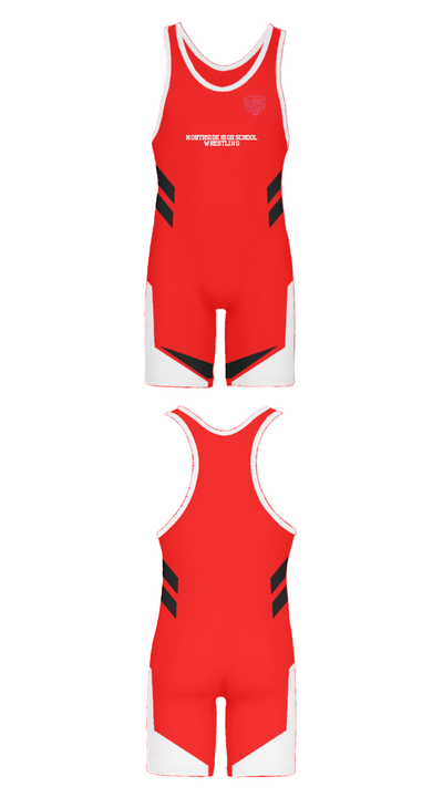 Northside High School Wrestling 9792405 Wrestling Singlet - 28