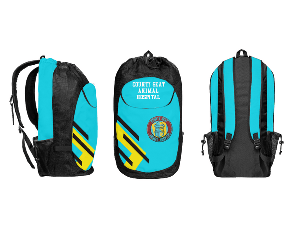 Gear Bag, County Seat Animal HospitalCounty Seat Animal Hospital, , Teamtime, Team time, sublimation, custom sports apparel, team uniforms, spirit wear, spiritwear, sports uniforms, custom shirts, team store, custom team store, fundraiser sports, apparel fundraiser
