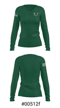 Uwharrie Charter Academy 90518691 Women's Long Sleeve V-neck Shirt - 20