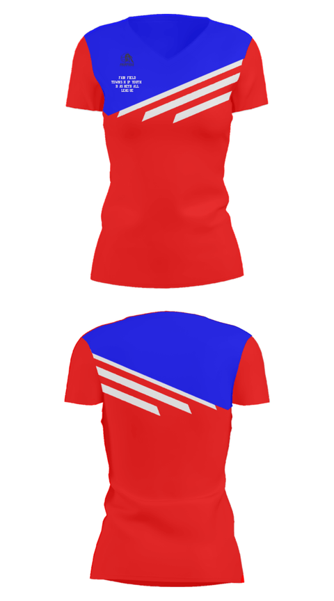 Women's Short Sleeve Vneck Shirt, Fairfield Township Youth Basketball League, Men's Basketball, Teamtime, Team time, sublimation, custom sports apparel, team uniforms, spirit wear, spiritwear, sports uniforms, custom shirts, team store, custom team store, fundraiser sports, apparel fundraiser