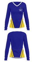 Fraser High School Gymnastics 3305383 Women's Long Sleeve V-neck Shirt - 25