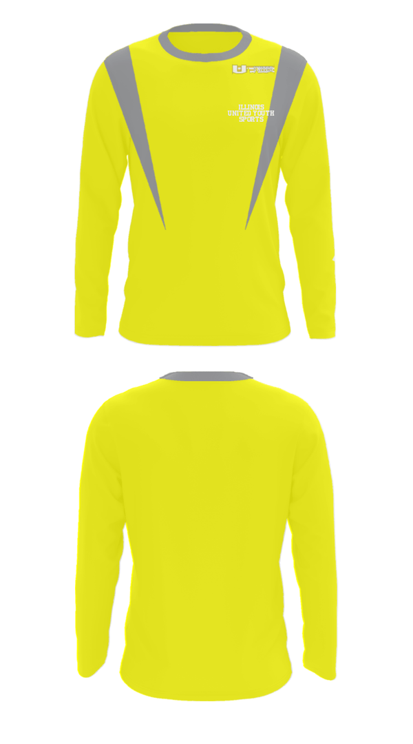Long Sleeve Performance Shirt, Illinois United Youth Sports, Spirit Store, Teamtime, Team time, sublimation, custom sports apparel, team uniforms, spirit wear, spiritwear, sports uniforms, custom shirts, team store, custom team store, fundraiser sports, apparel fundraiser