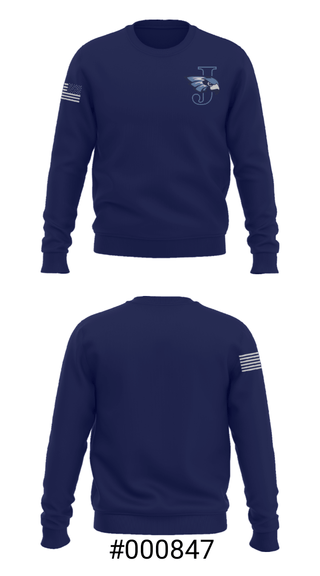 Crew Neck Sweatshirt, Jefferson Senior High School Bowling, Bowling, Teamtime, Team time, sublimation, custom sports apparel, team uniforms, spirit wear, spiritwear, sports uniforms, custom shirts, team store, custom team store, fundraiser sports, apparel fundraiser