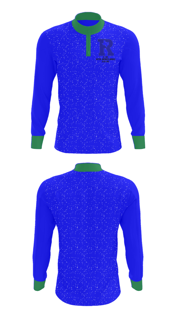 Quarter Zip Jacket, Rice Intermediate/Middle School, Spirit Store, Teamtime, Team time, sublimation, custom sports apparel, team uniforms, spirit wear, spiritwear, sports uniforms, custom shirts, team store, custom team store, fundraiser sports, apparel fundraiser