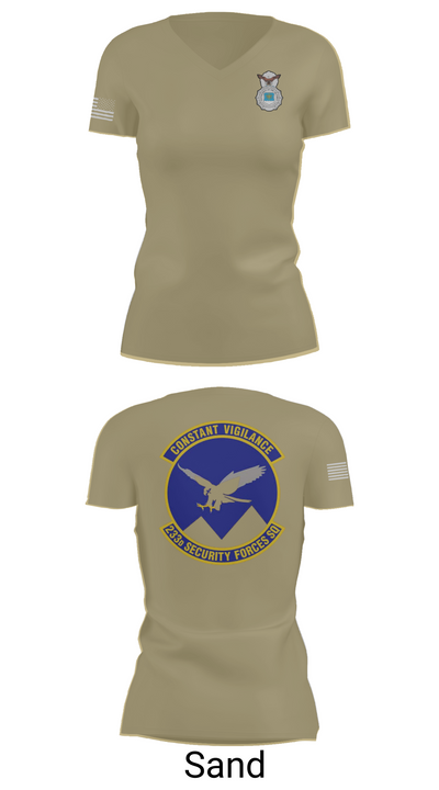 233 SFS 13548797 Women's Short Sleeve V-neck Shirt - 88