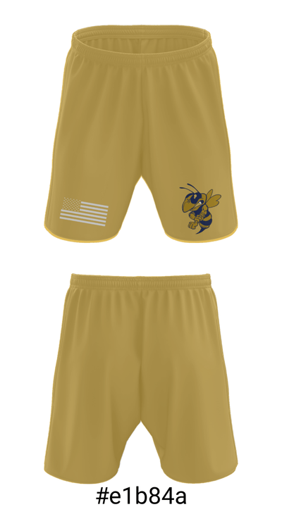 Kingfisher Middle School Wrestling 8097155 Athletic Shorts With Pockets - 15