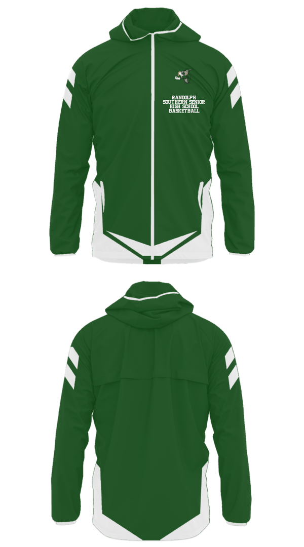 Windbreaker, Randolph Southern Senior High School Basketball, Men's Basketball, Teamtime, Team time, sublimation, custom sports apparel, team uniforms, spirit wear, spiritwear, sports uniforms, custom shirts, team store, custom team store, fundraiser sports, apparel fundraiser