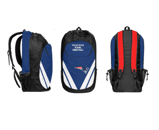 Gear Bag, Valley High School Basketball, Women's Basketball, Teamtime, Team time, sublimation, custom sports apparel, team uniforms, spirit wear, spiritwear, sports uniforms, custom shirts, team store, custom team store, fundraiser sports, apparel fundraiser