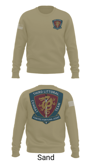 Crew Neck Sweatshirt, , Marines, Teamtime, Team time, sublimation, custom sports apparel, team uniforms, spirit wear, spiritwear, sports uniforms, custom shirts, team store, custom team store, fundraiser sports, apparel fundraiser