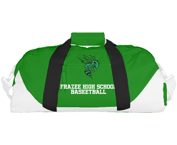 Duffle Bag, Frazee High School Basketball, Men's Basketball, Teamtime, Team time, sublimation, custom sports apparel, team uniforms, spirit wear, spiritwear, sports uniforms, custom shirts, team store, custom team store, fundraiser sports, apparel fundraiser