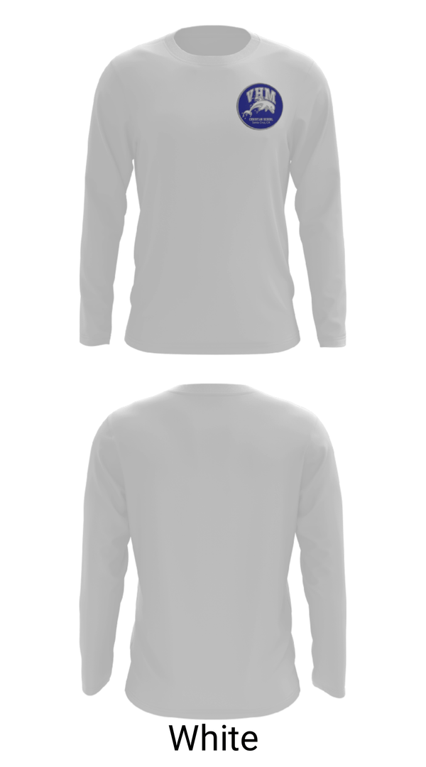 Long Sleeve Performance Shirt, Vhm Christian School Basketball, Men's Basketball, Teamtime, Team time, sublimation, custom sports apparel, team uniforms, spirit wear, spiritwear, sports uniforms, custom shirts, team store, custom team store, fundraiser sports, apparel fundraiser
