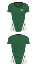 Estacada High School Swimming 37256263 Women's Short Sleeve V-neck Shirt - 25