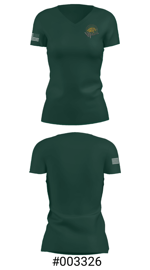 Women's Short Sleeve Vneck Shirt, Southeastern Randolph Middle School, Spirit Store, Teamtime, Team time, sublimation, custom sports apparel, team uniforms, spirit wear, spiritwear, sports uniforms, custom shirts, team store, custom team store, fundraiser sports, apparel fundraiser