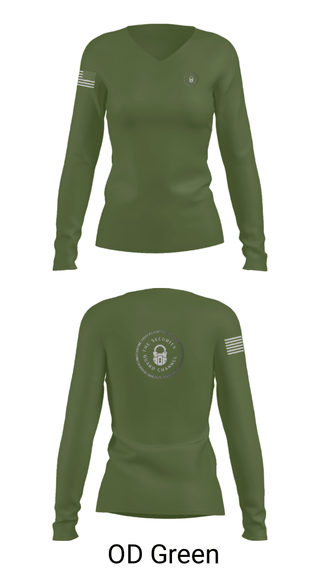 Women's Long Sleeve Vneck Shirt, , Police, Teamtime, Team time, sublimation, custom sports apparel, team uniforms, spirit wear, spiritwear, sports uniforms, custom shirts, team store, custom team store, fundraiser sports, apparel fundraiser