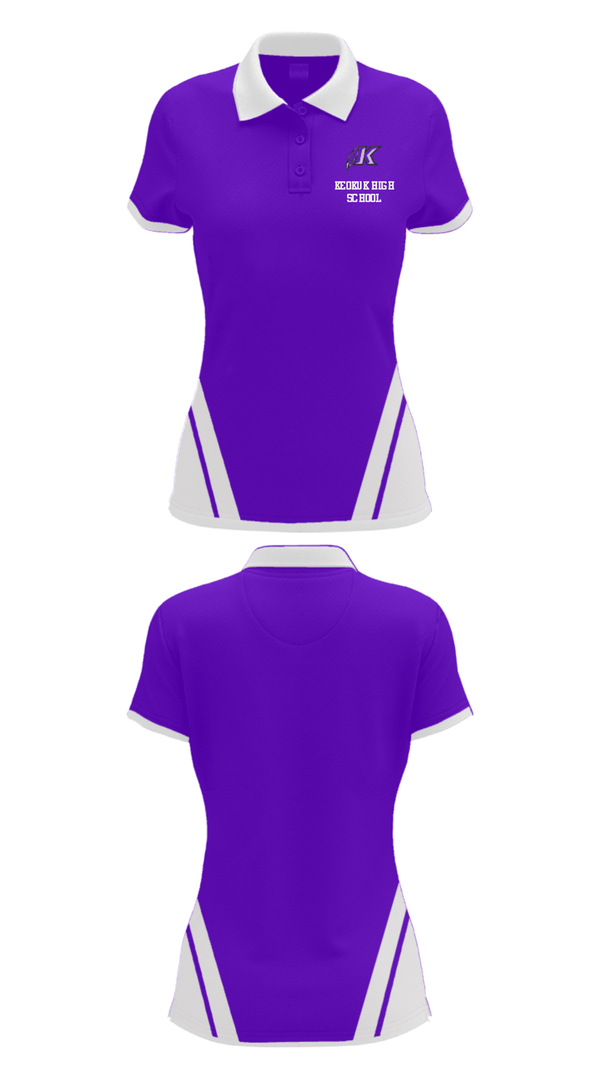 Women's Short Sleeve Performance Polo, Keokuk High School, Spirit Store, Teamtime, Team time, sublimation, custom sports apparel, team uniforms, spirit wear, spiritwear, sports uniforms, custom shirts, team store, custom team store, fundraiser sports, apparel fundraiser