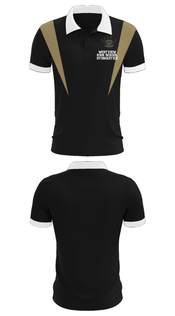 Short Sleeve Performance Polo, Westview High School Gymnastics, Spirit Store, Teamtime, Team time, sublimation, custom sports apparel, team uniforms, spirit wear, spiritwear, sports uniforms, custom shirts, team store, custom team store, fundraiser sports, apparel fundraiser