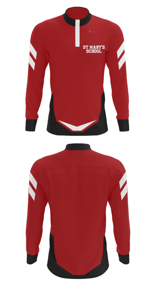 Quarter Zip Jacket, St Mary's School, Spirit Store, Teamtime, Team time, sublimation, custom sports apparel, team uniforms, spirit wear, spiritwear, sports uniforms, custom shirts, team store, custom team store, fundraiser sports, apparel fundraiser