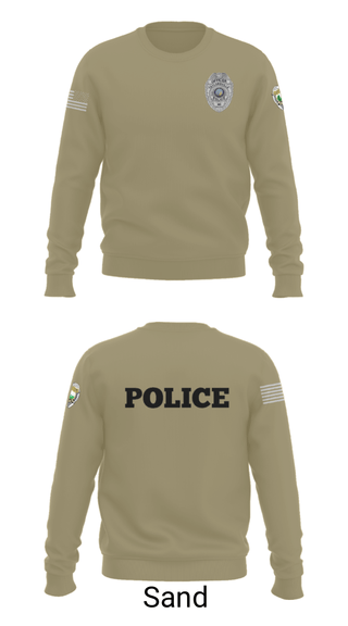 Crew Neck Sweatshirt, , Police, Teamtime, Team time, sublimation, custom sports apparel, team uniforms, spirit wear, spiritwear, sports uniforms, custom shirts, team store, custom team store, fundraiser sports, apparel fundraiser