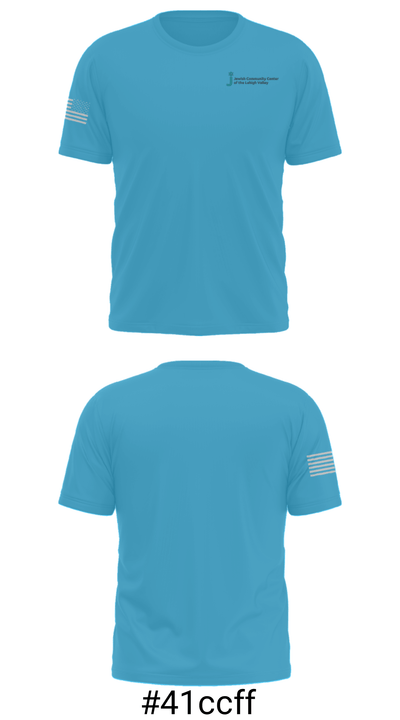Jewish Community Center of the Lehigh Valley 38870353 Short Sleeve Performance Shirt - 19