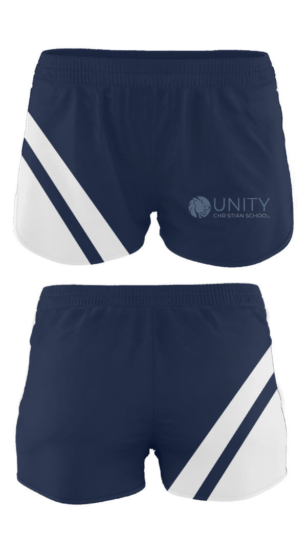 Track Shorts, Unity Christian School, Spirit Store, Teamtime, Team time, sublimation, custom sports apparel, team uniforms, spirit wear, spiritwear, sports uniforms, custom shirts, team store, custom team store, fundraiser sports, apparel fundraiser