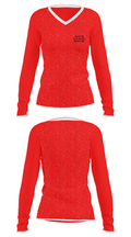 Ralston High School Wrestling 45661529 Women's Long Sleeve V-neck Shirt - 34