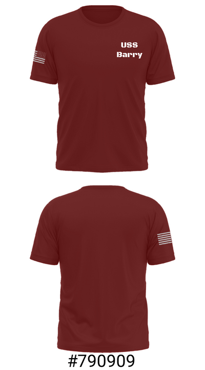 USS Barry 76418110 Short Sleeve Performance Shirt - 6