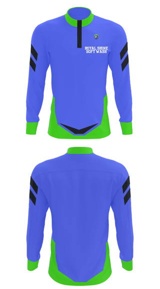 Quarter Zip Jacket, ROYAL SHINE SOFT WASH, , Teamtime, Team time, sublimation, custom sports apparel, team uniforms, spirit wear, spiritwear, sports uniforms, custom shirts, team store, custom team store, fundraiser sports, apparel fundraiser