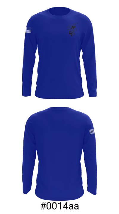 Bloomfield Elementary School 47413086 Long Sleeve Performance Shirt - 18