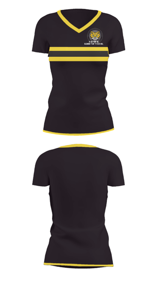 Women's Short Sleeve Vneck Shirt, Benvenue Elementary School, Spirit Store, Teamtime, Team time, sublimation, custom sports apparel, team uniforms, spirit wear, spiritwear, sports uniforms, custom shirts, team store, custom team store, fundraiser sports, apparel fundraiser