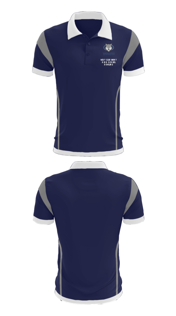 Short Sleeve Performance Polo, West Clermont High School Bowling, Bowling, Teamtime, Team time, sublimation, custom sports apparel, team uniforms, spirit wear, spiritwear, sports uniforms, custom shirts, team store, custom team store, fundraiser sports, apparel fundraiser