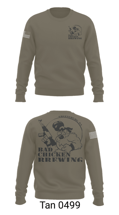 Bad Chicken Brewing 42843068 Crew Neck Sweatshirt - 34