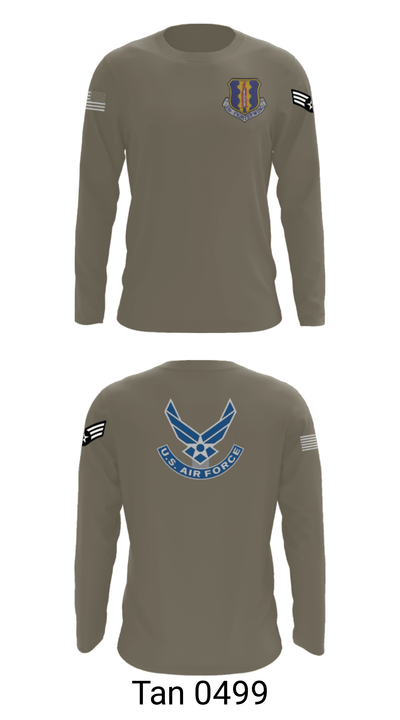 33rd Tactical Fighter Wing 38217245 Long Sleeve Performance Shirt - 35