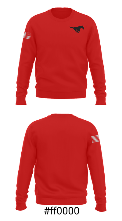 South Western Senior High School Wrestling 490311 Crew Neck Sweatshirt - 16