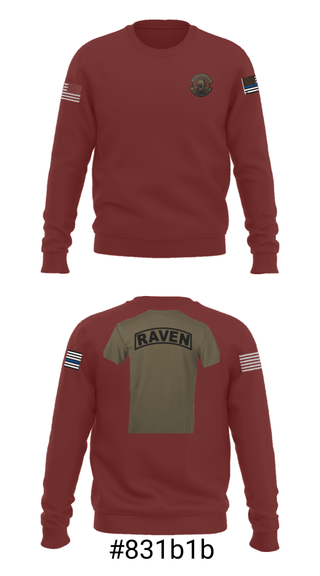 Crew Neck Sweatshirt, , Air Force, Teamtime, Team time, sublimation, custom sports apparel, team uniforms, spirit wear, spiritwear, sports uniforms, custom shirts, team store, custom team store, fundraiser sports, apparel fundraiser