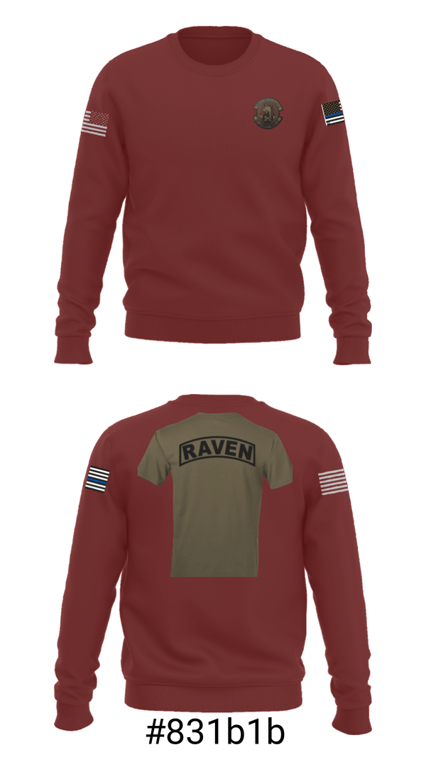 Crew Neck Sweatshirt, , Air Force, Teamtime, Team time, sublimation, custom sports apparel, team uniforms, spirit wear, spiritwear, sports uniforms, custom shirts, team store, custom team store, fundraiser sports, apparel fundraiser