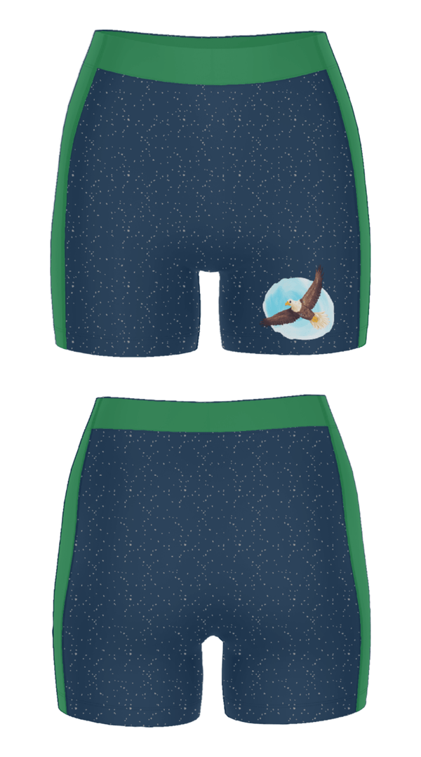 Women's Compression Shorts, Dorn Primary Center, Spirit Store, Teamtime, Team time, sublimation, custom sports apparel, team uniforms, spirit wear, spiritwear, sports uniforms, custom shirts, team store, custom team store, fundraiser sports, apparel fundraiser
