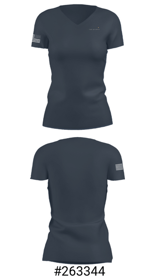 Women's Short Sleeve Vneck Shirt, Far Xplorer, , Teamtime, Team time, sublimation, custom sports apparel, team uniforms, spirit wear, spiritwear, sports uniforms, custom shirts, team store, custom team store, fundraiser sports, apparel fundraiser