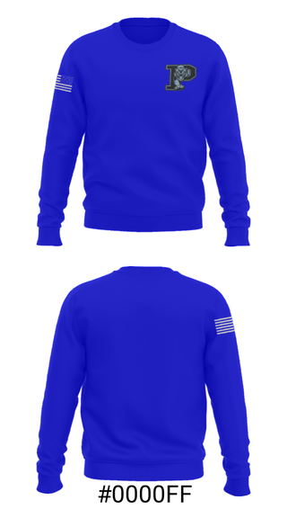 Crew Neck Sweatshirt, Princeton Senior High School Basketball, Men's Basketball, Teamtime, Team time, sublimation, custom sports apparel, team uniforms, spirit wear, spiritwear, sports uniforms, custom shirts, team store, custom team store, fundraiser sports, apparel fundraiser