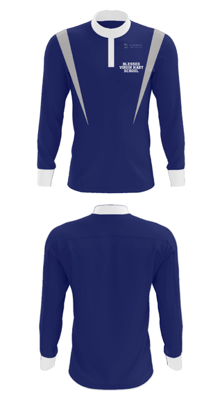 Quarter Zip Jacket, Blessed Virgin Mary School, Spirit Store, Teamtime, Team time, sublimation, custom sports apparel, team uniforms, spirit wear, spiritwear, sports uniforms, custom shirts, team store, custom team store, fundraiser sports, apparel fundraiser
