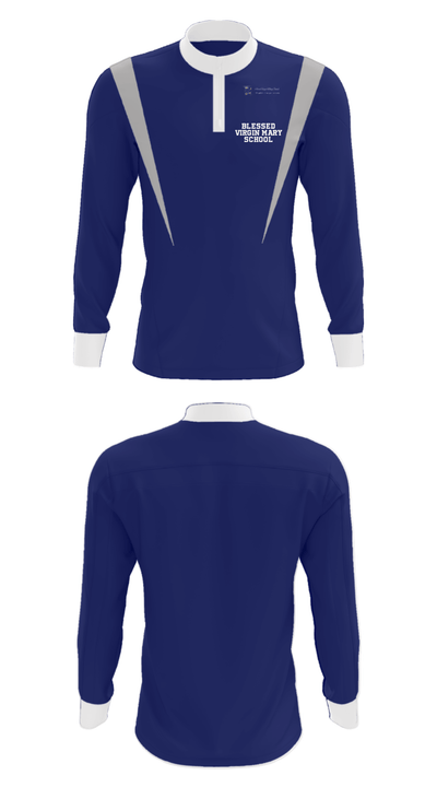Blessed Virgin Mary School 84924261 Quarter Zip Jacket - 30