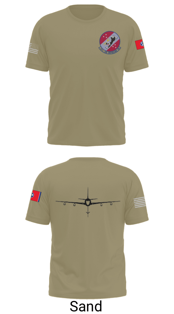 Short Sleeve Performance Shirt, 151st Air Refueling Squadron, Air Force, Teamtime, Team time, sublimation, custom sports apparel, team uniforms, spirit wear, spiritwear, sports uniforms, custom shirts, team store, custom team store, fundraiser sports, apparel fundraiser
