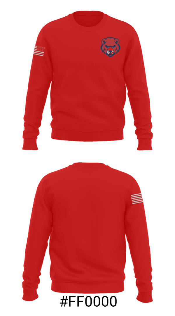 Crew Neck Sweatshirt, High Point Academy Basketball, Women's Basketball, Teamtime, Team time, sublimation, custom sports apparel, team uniforms, spirit wear, spiritwear, sports uniforms, custom shirts, team store, custom team store, fundraiser sports, apparel fundraiser