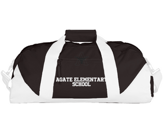 Duffle Bag, Agate Elementary School, Spirit Store, Teamtime, Team time, sublimation, custom sports apparel, team uniforms, spirit wear, spiritwear, sports uniforms, custom shirts, team store, custom team store, fundraiser sports, apparel fundraiser