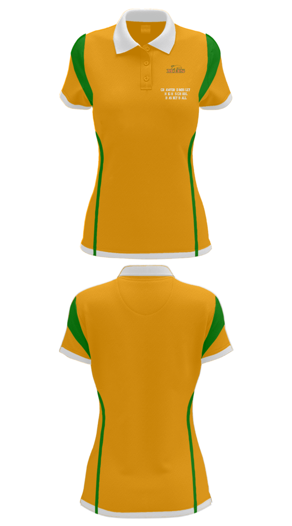 Women's Short Sleeve Performance Polo, Crawford Mosley High School Basketball, Men's Basketball, Teamtime, Team time, sublimation, custom sports apparel, team uniforms, spirit wear, spiritwear, sports uniforms, custom shirts, team store, custom team store, fundraiser sports, apparel fundraiser