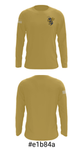 Kingfisher Middle School Wrestling 8097155 Long Sleeve Performance Shirt - 18