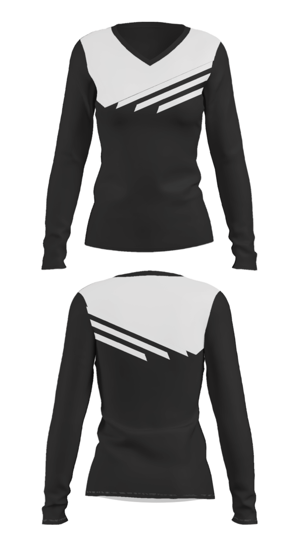 Women's Long Sleeve Vneck Shirt, Boomers, Women's Basketball, Teamtime, Team time, sublimation, custom sports apparel, team uniforms, spirit wear, spiritwear, sports uniforms, custom shirts, team store, custom team store, fundraiser sports, apparel fundraiser
