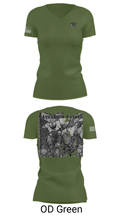 Fighting Saints Battalion 30372555 Women's Short Sleeve V-neck Shirt - 28