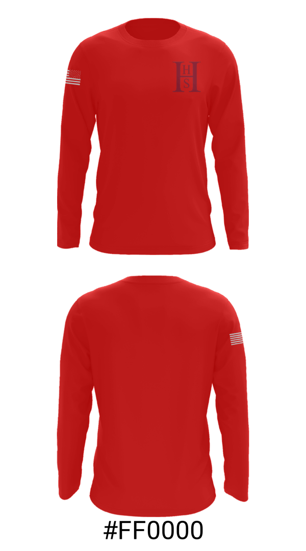 Long Sleeve Performance Shirt, Hendersonville High School Swimming, Swimming, Teamtime, Team time, sublimation, custom sports apparel, team uniforms, spirit wear, spiritwear, sports uniforms, custom shirts, team store, custom team store, fundraiser sports, apparel fundraiser